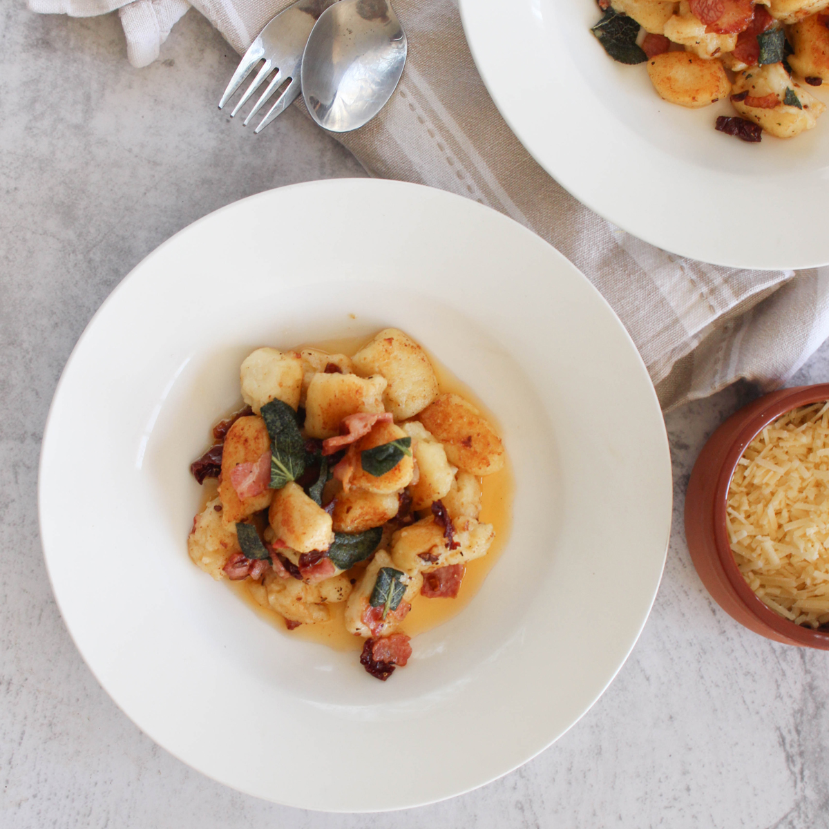 Burnt Butter Gnocchi with Aussie Bacon SunPork Fresh Foods